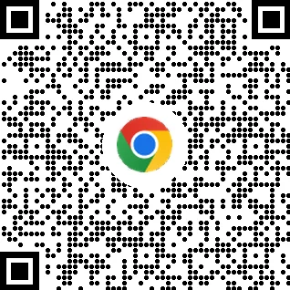 QR-code om de Chrome-browser te downloaden naar mobiele apparaten