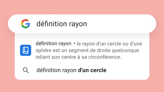 Une recherche pour 'que veut dire nonobstant' affiche un résultat 'cependant'.